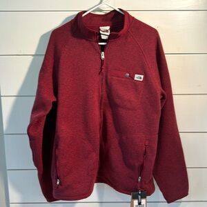 NWT The North Face Burgundy Full Zip Jacket.